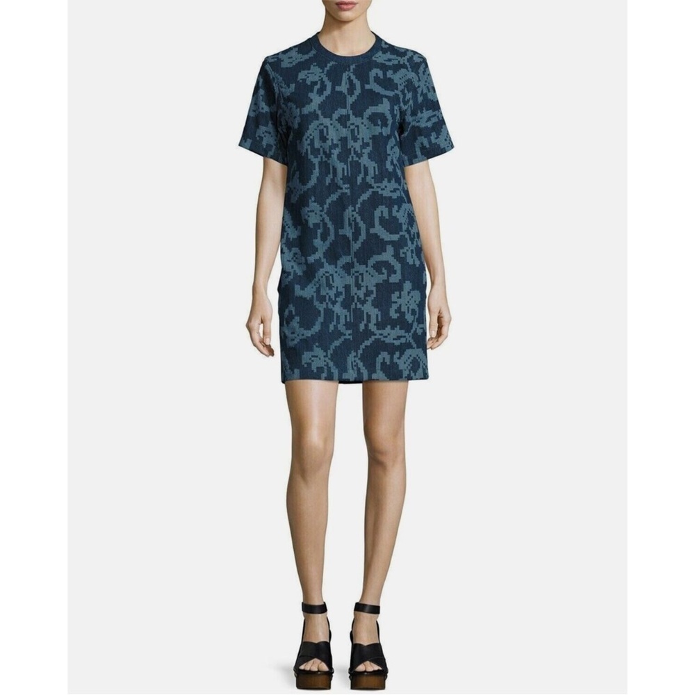 NWT Rag & Bone Indigo Esmond Laser Cut Dress XS